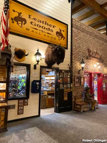 Leather Goods shop in Wall Drug.