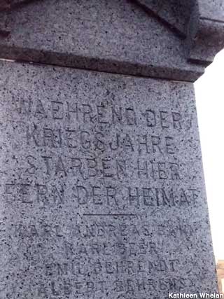 German POW monument.