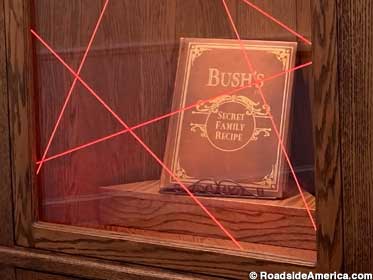 Secret Family Recipe book is safe behind lasers.