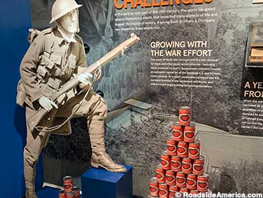 Bush's canned tomatoes go to war.