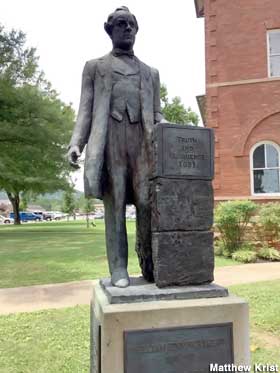 Williams Jenning Bryan statue.