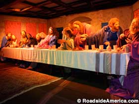 The Last Supper in Wax.
