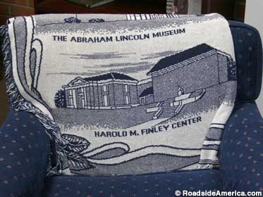 Museum souvenir blanket.