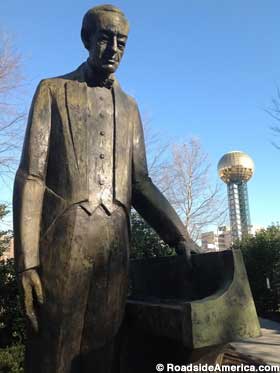 Sergei Rachmaninoff statue.