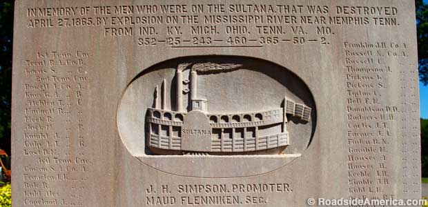 Sultana memorial.