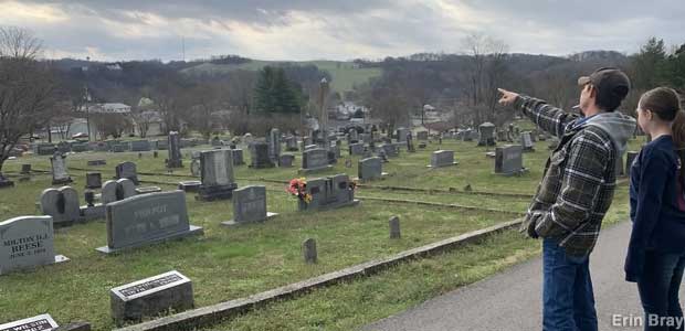 Jack Daniel's grave is over there.