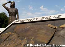 Memphis Belle monument.
