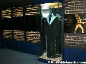 Elvis Presley display.