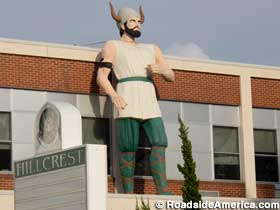 Hillcrest High School Viking.