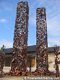 World Trade Center sculpture.