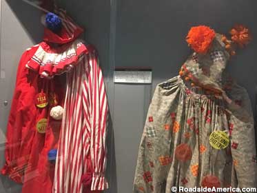 Clown suits of serial killer John Wayne Gacy.