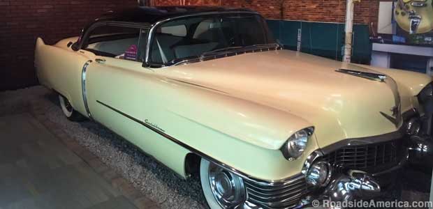 1954 Cadillac Coupe de Ville that Jerry Lee Lewis crashed into Elvis's pink Cadillac.