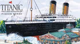 Titanic attraction art.