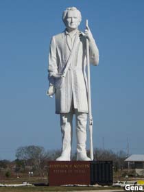 Stephen F. Austin Statue.