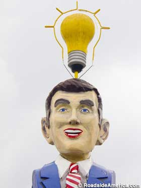 Light Bulb Idea Man, Austin, Texas
