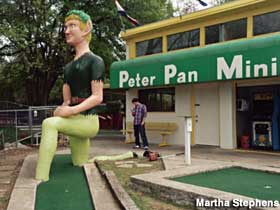 Peter Pan Mini Golf.