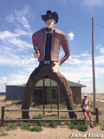 Tex statue.