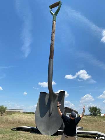 Giant shovel.