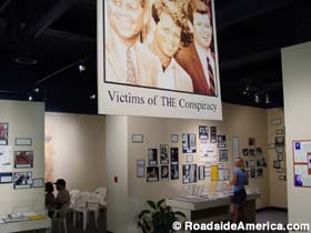 Kennedy Brothers poster at Conspiracy Museum.