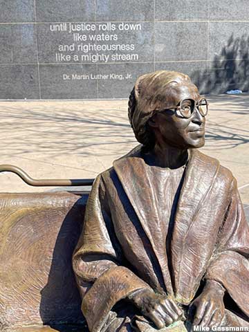 Sit with Rosa Parks.