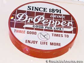 Dr Pepper sign in Dublin.