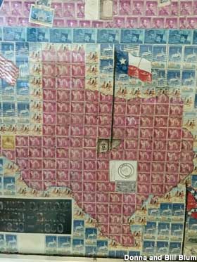 Stamp mural.