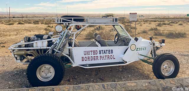 Border Patrol vehicle.