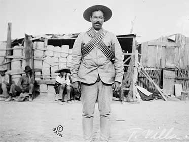 Pancho Villa's index finger was bent from years of gunfights.
