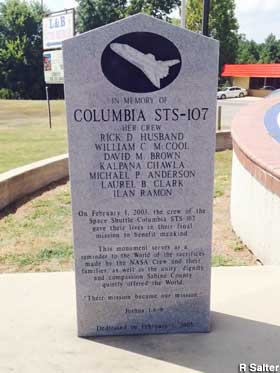 Columbia memorial.