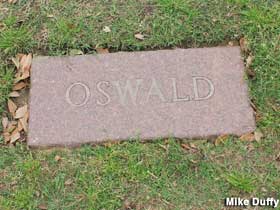 Grave of Lee Harvey Oswald.