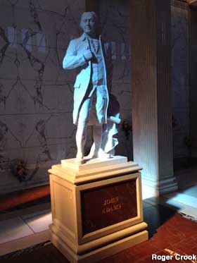 John Adams statue.