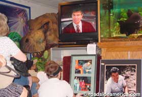 The Dr. Baugh show and assorted exhibits.