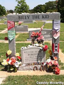 Grave of Brushy Bill Roberts,.