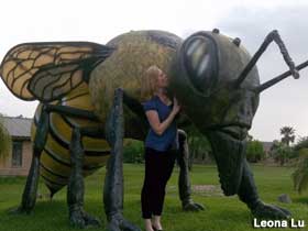 Killer Bee statue.