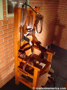 Old Sparky, the electric chair of Texas.
