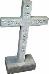 Cross at the Texas Prison Museum.