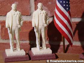 Sam Houston statue miniatures.