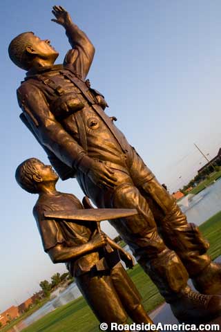 Willie McCool statue.