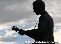 Statue of Buddy Holly