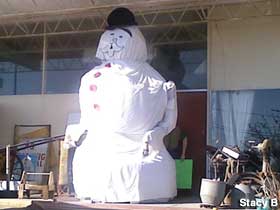 Sam the Snowman.