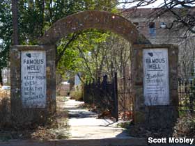 Gates to Famous Well.