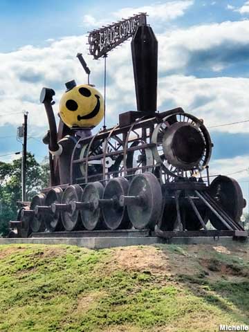 Smiley Face Locomotive.