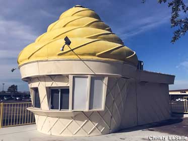 Ice Cream Cone building.