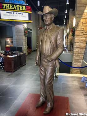 Jimmy Dean statue.