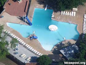 Texas-shaped pool