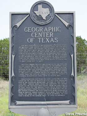 Geographic Center of Texas.