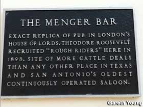 The Menger Bar.