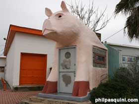 Pig building.