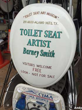 Toilet Seat Artist.