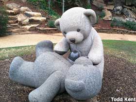 Teddy Bear sculptures.